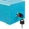 Adiroffice Acrylic Locking Suggestion Box with Message Display, PK3 ADI637-BLU-3pk - alternate 2